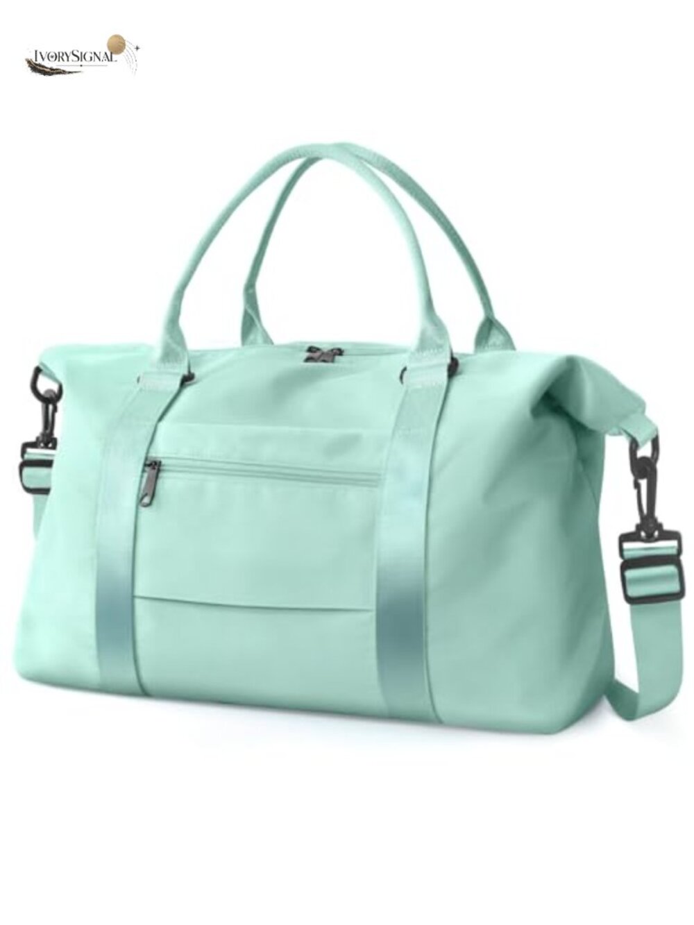 Waterproof Travel Duffel Bag Weekender Carry On Tote with Trolley Sleeve
